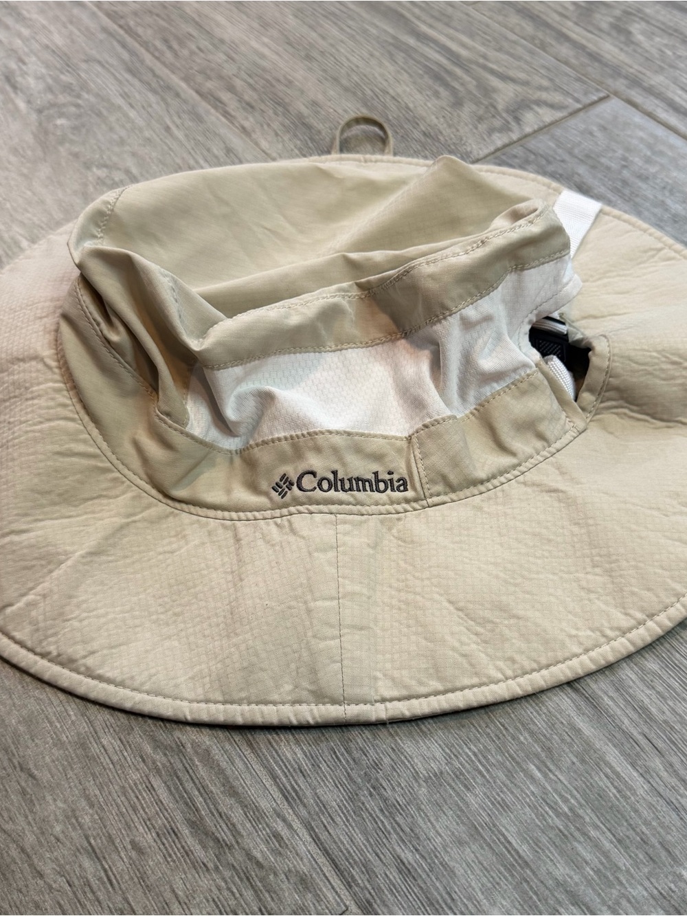 Columbia Coolhead Zero Boogie Sun Hat Tan One Size UPF 50 Fishing Hiking